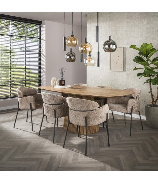 HELDR! Design-Pendelleuchte Mori 9L - Multicolor