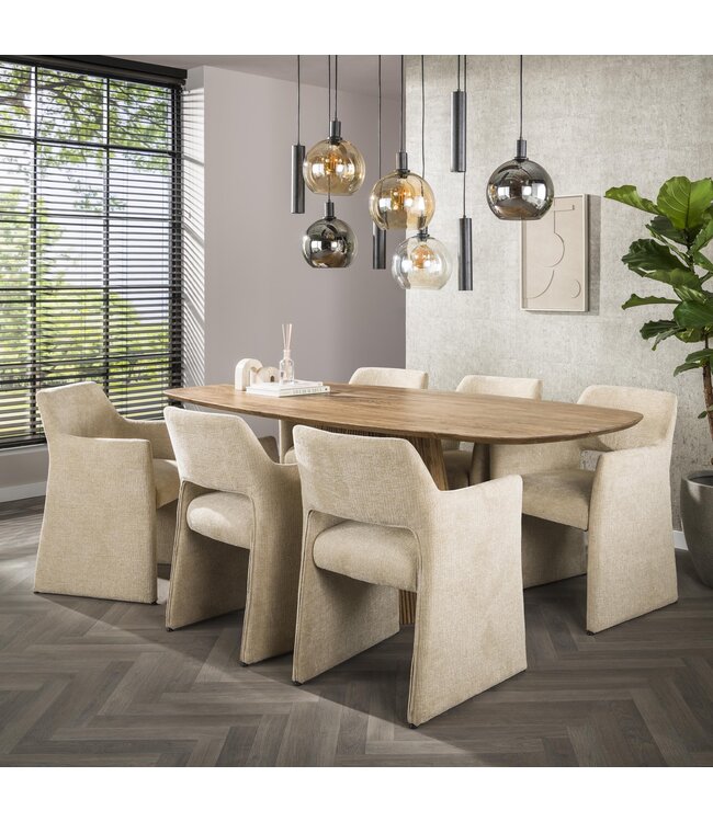 HELDR! Design-Pendelleuchte Mori 9L - Multicolor