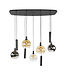 HELDR! Design-Pendelleuchte Mori 9L - Multicolor