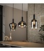 HELDR! Design-Pendelleuchte Eleonora 3L - Chrom/Transparent