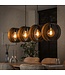 HELDR! Industrielle Pendelleuchte Santi 4L - Charcoal