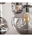 HELDR! Design-Pendelleuchte Siena 6L - Schwarz/Rauchglas