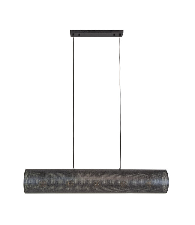HELDR! Industrielle Pendelleuchte Tuba 5L - Artic Schwarz