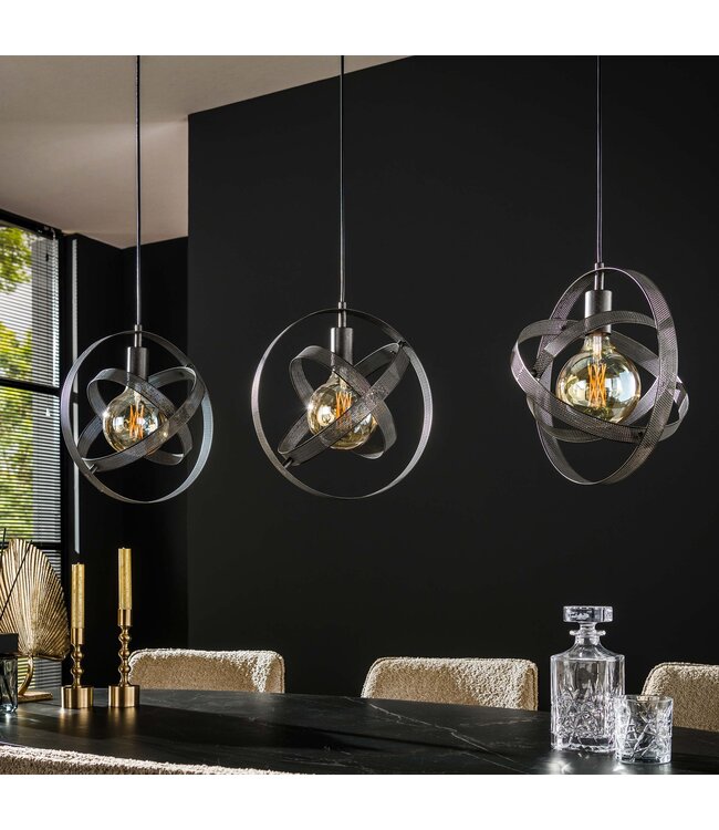 HELDR! Moderne Pendelleuchte Adino 3L - Schwarz