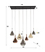 HELDR! Design-Pendelleuchte Donna 7L - Multicolor