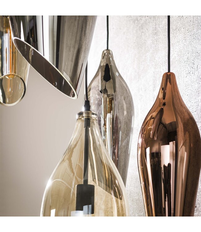 HELDR! Design-Pendelleuchte Garda 5L Vide - Multicolor