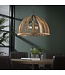 HELDR! Industrielle Pendelleuchte Icaro Ø60 cm - Mangoholz