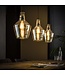 HELDR! Design-Pendelleuchte Mirona 3L - Bernstein Glas