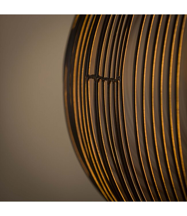 HELDR! Design-Pendelleuchte Pioli Ø70 cm - Schwarz/Kupfer
