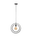 HELDR! Industrielle Pendelleuchte Riola - Charcoal