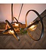 HELDR! Industrielle Pendelleuchte Riola 3L - Charcoal