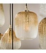 HELDR! Design-Pendelleuchte Tivola 9L - Bernstein/Transparent