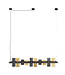 HELDR! Industrielle Pendelleuchte Zuro 10L - Multicolor