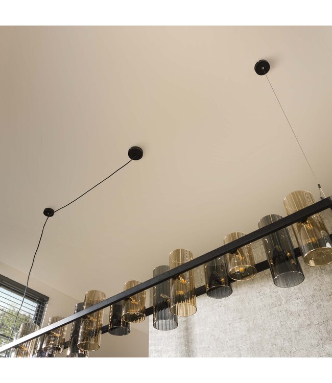 HELDR! Industrielle Pendelleuchte Zuro 14L - Multicolor