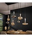 HELDR! Industrielle Pendelleuchte Amara 7L - Multicolor