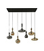 HELDR! Industrielle Pendelleuchte Amara 7L - Multicolor