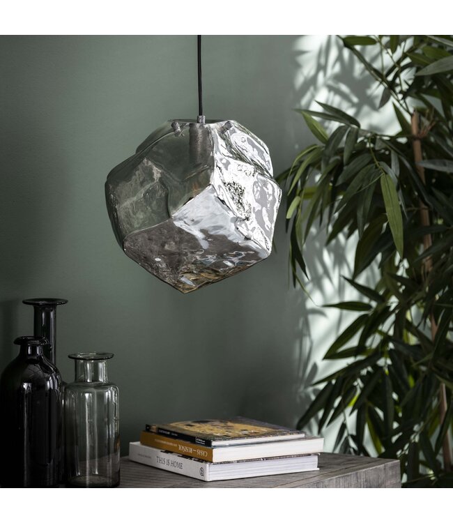 HELDR! Design-Pendelleuchte Cella 1L - Chrom