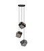 HELDR! Design-Pendelleuchte Cella 3L - Chrom