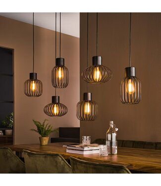 Heldr Pendelleuchte Nuvo 6L - Charcoal