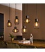 HELDR! Industrielle Pendelleuchte Nuvo 6L - Charcoal
