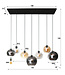 HELDR! Industrielle Pendelleuchte Sava 7L - Multicolor