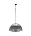 HELDR! Industrielle Pendelleuchte Selci Ø80cm - Schwarz/Braun