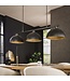 HELDR! Industrielle Pendelleuchte Serra II 3L - Schwarz
