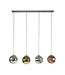 HELDR! Moderne Pendelleuchte Zara 4L - Multicolor