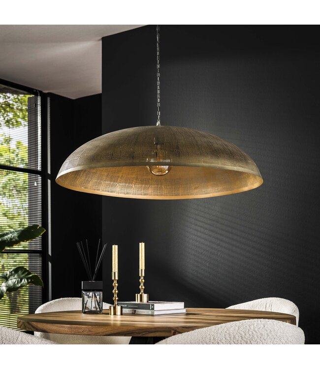 HELDR! Industrielle Pendelleuchte Ciro Ø90cm - Antikbronze