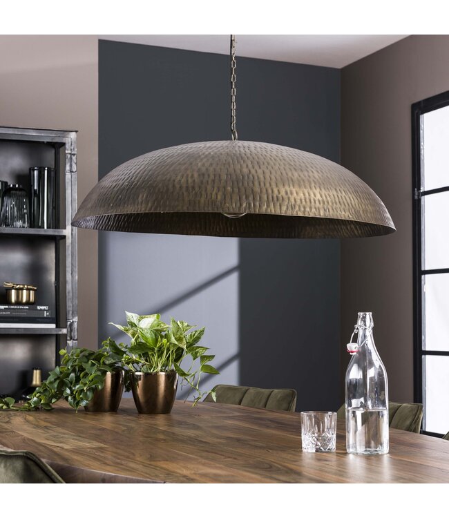 HELDR! Industrielle Pendelleuchte Nola Ø90cm - Antikbronze