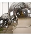 HELDR! Design-Pendelleuchte Sava 3L - Rauchglas/Transparent