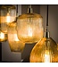 HELDR! Design-Pendelleuchte Tiana 5L - Bernstein Glas