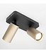 HELDR! Industrieller Deckenstrahler Ivy 2L - Schwarz/Champagner