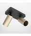 HELDR! Industrieller Deckenstrahler Ivy 2L - Schwarz/Champagner