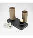 HELDR! Industrieller Deckenstrahler Ivy 2L - Schwarz/Champagner