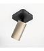 HELDR! Industrieller Deckenstrahler Ivy 1L - Schwarz/Champagner
