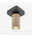 HELDR! Industrieller Deckenstrahler Ivy 1L - Schwarz/Champagner