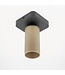 HELDR! Industrieller Deckenstrahler Ivy 1L - Schwarz/Champagner