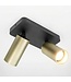 HELDR! Industrieller Deckenstrahler Ivy 2L - Schwarz/Antikbronze