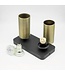 HELDR! Industrieller Deckenstrahler Ivy 2L - Schwarz/Antikbronze