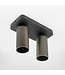 HELDR! Industrieller Deckenstrahler Ivy 2L - Schwarz/Gun Metal
