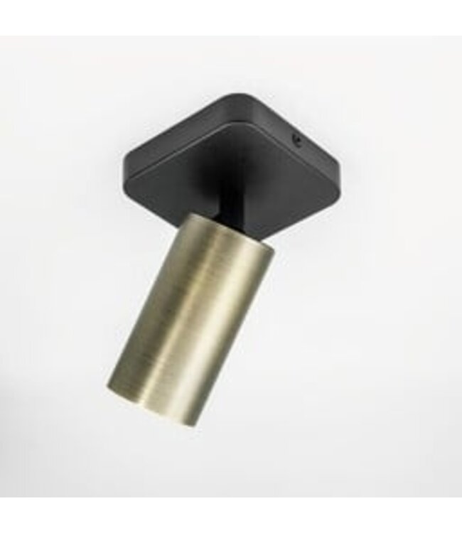 HELDR! Industrieller Deckenstrahler Ivy 1L - Schwarz/Antikbronze