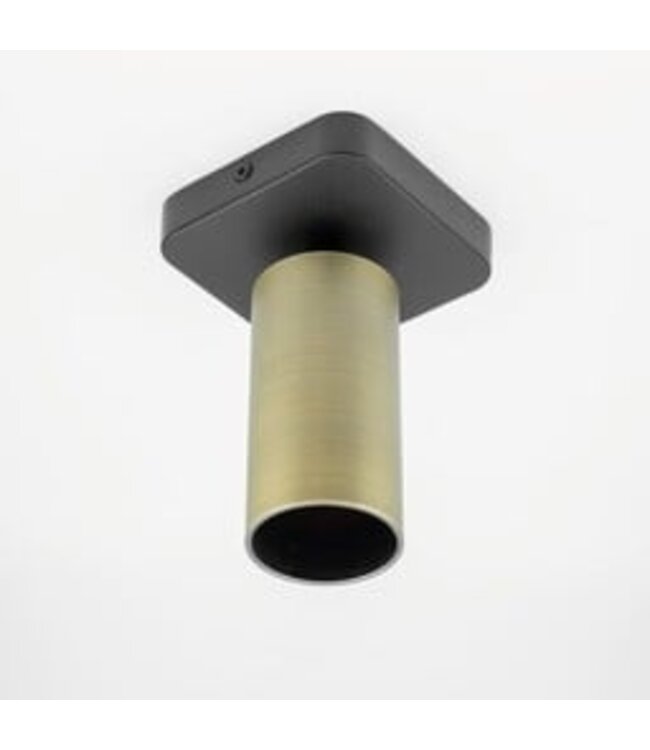 HELDR! Industrieller Deckenstrahler Ivy 1L - Schwarz/Antikbronze
