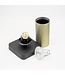HELDR! Industrieller Deckenstrahler Ivy 1L - Schwarz/Antikbronze