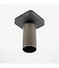 HELDR! Industrieller Deckenstrahler Ivy 1L - Schwarz/Gun Metal