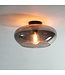 HELDR! Moderne Deckenleuchte Alessa - Rauchglas