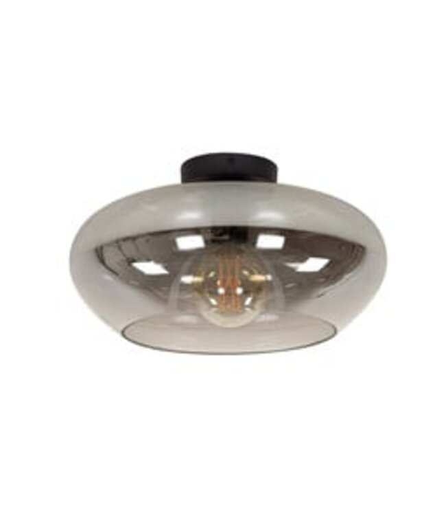 HELDR! Moderne Deckenleuchte Alessa - Rauchglas