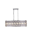 Searchlight Moderne Pendelleuchte Bijou 8L - Chrom/Klar