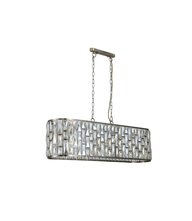 Searchlight Moderne Pendelleuchte Bijou 8L - Bronze/Champagner