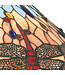 Searchlight Klassische Pendelleuchte Dragonfly - Bronze/Buntglas